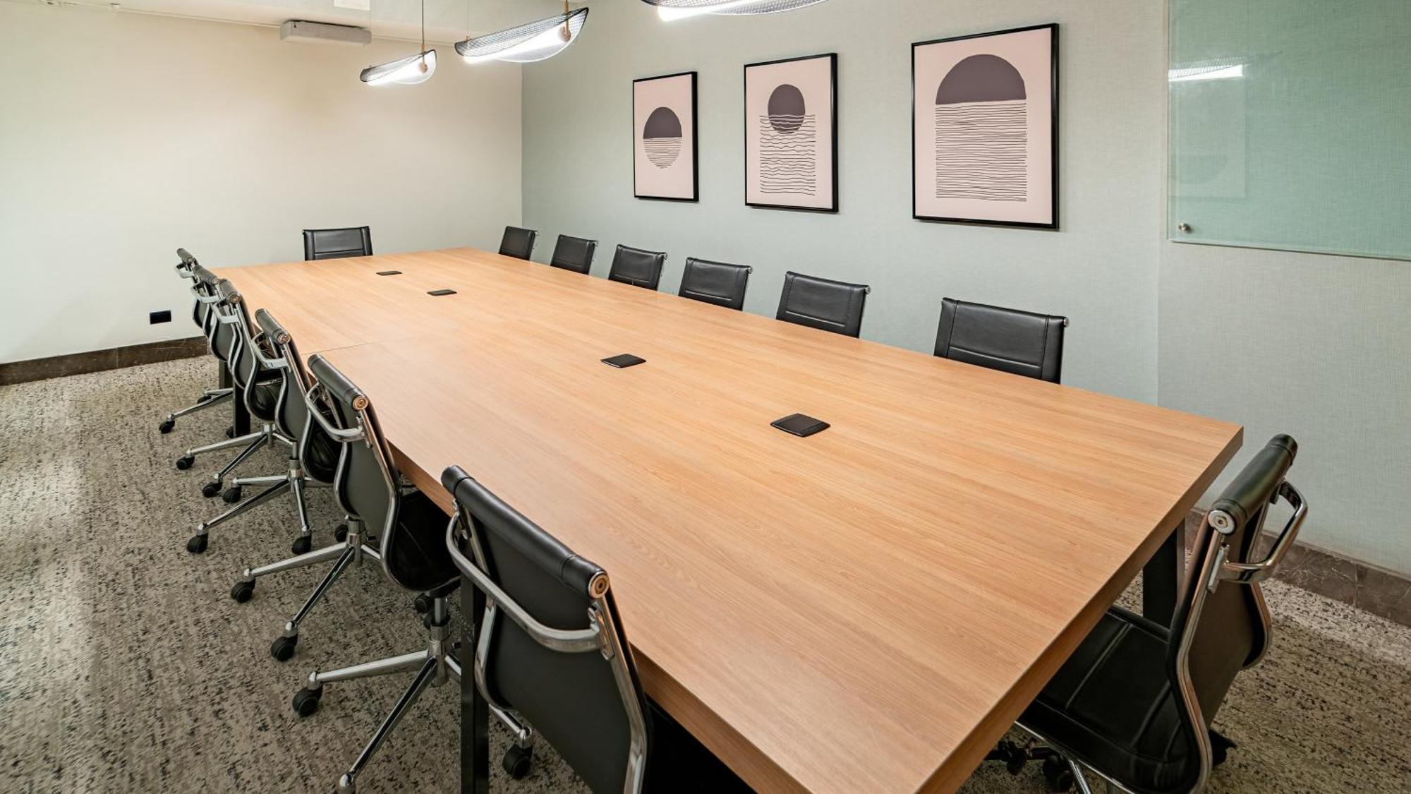 圣多明各假日套房酒店 聖多明哥 外观 照片 A conference room